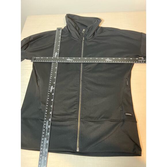 Mondetta Jacket Womens Size Small‎ Black Full Zip Lightweight Comfort Active - Picture 7 of 7